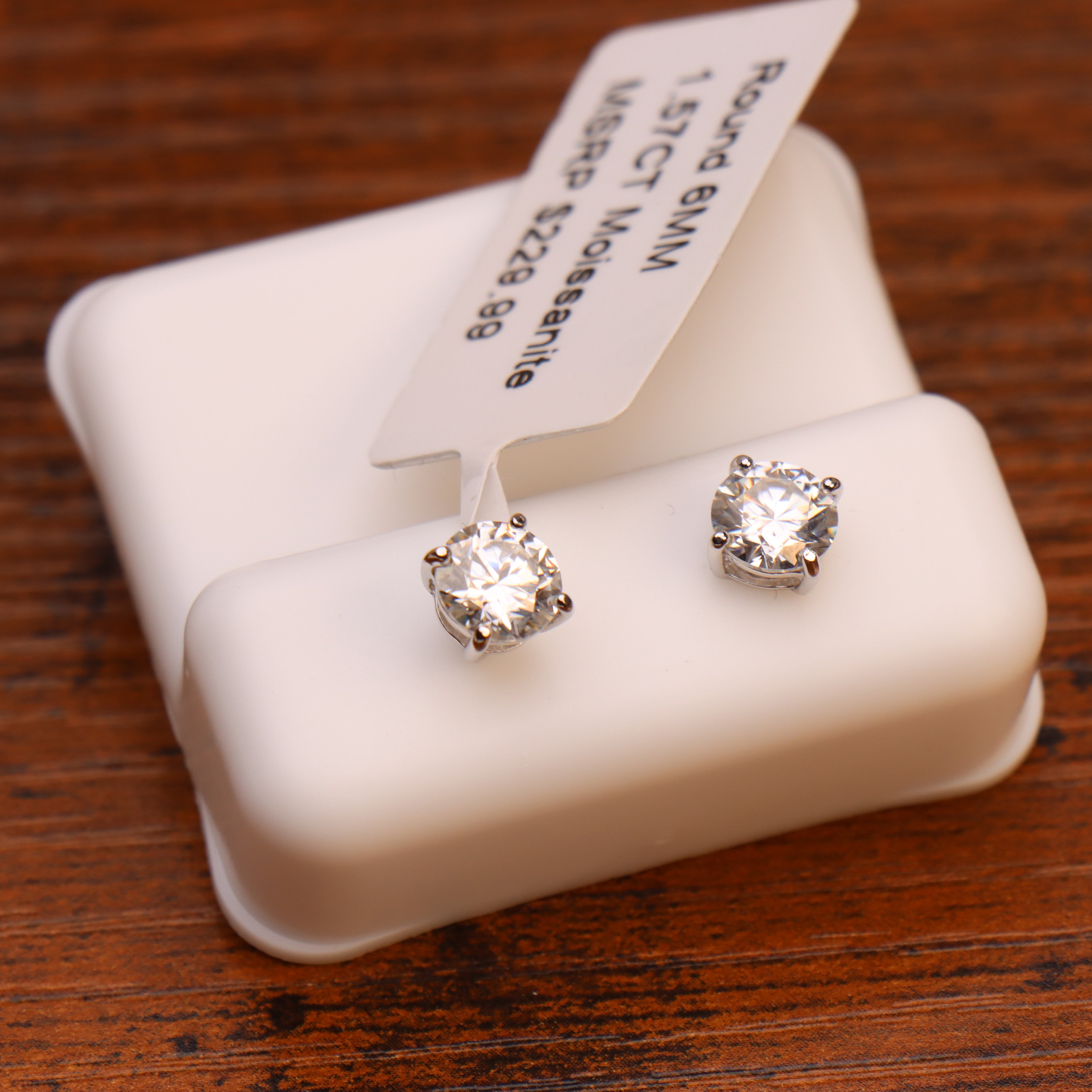 Moissanite Stud Earrings Women Men 925 Sterling Silver Earrings Gra Certified