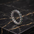 mystic topaz eternity band